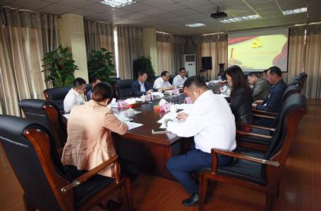 公司召開黨委中心組（擴(kuò)大）學(xué)習(xí)會議， 集中學(xué)習(xí)貫徹黨的十九大會議精神