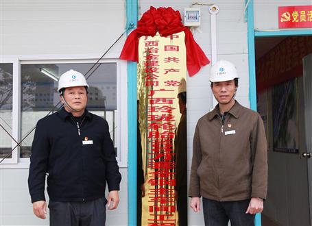 發(fā)揮戰(zhàn)斗堡壘作用！冶建又一個項目部黨支部揭牌
