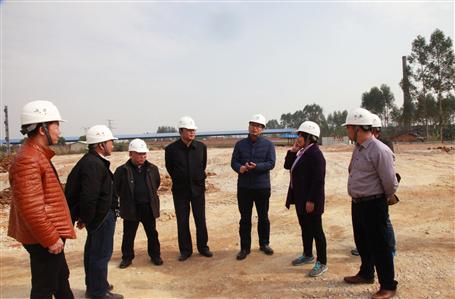 集團公司第四監(jiān)事會領(lǐng)導視察我司在建工程