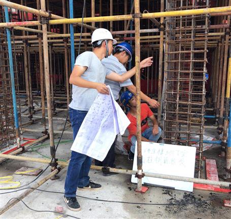 桂華分公司：堅守崗位，端午節(jié)建設(shè)工地不停歇