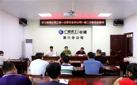 各分公司傳達(dá)集團公司三屆一次及公司一屆二次職代會精神