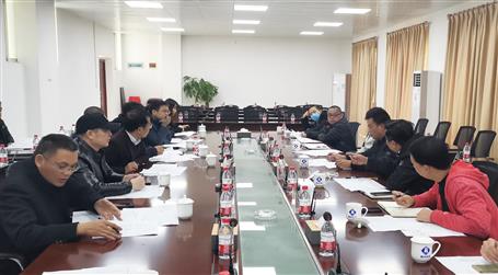 廖立波到分公司承建項目參加項目進度協調會