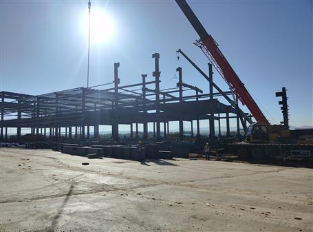 【提升“三力” 爭創(chuàng)佳績】冶建承建的內(nèi)蒙古項(xiàng)目：合力推進(jìn) 建設(shè)正酣